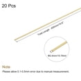 thumbnail image 2 of Unique Bargains 0.4mm x 400mm,Brass Round Wire,Assorted Half Hard Wire for Jewelry Making,20Pack, 2 of 5