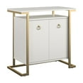 thumbnail image 1 of CosmoLiving by Cosmopolitan Camila Bar Cabinet, White, 1 of 9