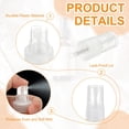 thumbnail image 3 of Uxcell 24 Pcs Clear Spray Top, 28/410 Fine Mist Sprayer Reusable Replacement Spray Bottle Pump Stripe Plastic Top for Cosmetic Perfume and Body Sprays Bottle, 3 of 7