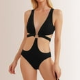 thumbnail image 2 of Women Fashion Sexy Slim Solid Color Swimsuit, 2 of 2