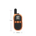 thumbnail image 2 of Mini Walkie Talkie profesional VOX CTCSS / DCS recargable de largo alcance con 16 canales, auriculares con micrófono incluidos, USB recargable, 2 piezas Kuyhfg Sin marca, 2 of 3