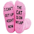 thumbnail image 2 of Funny Gifts for Mom, Cat Mom Gifts for Women, Fuzzy Socks for Cat Lovers, Valentines Cozy Socks, Stocking Stuffers, 2 of 5
