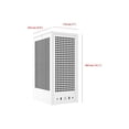 thumbnail image 2 of Hyte CS-HYTE-REVOLT3-WP Revolt 3 Small Form Factor Premium ITX Computer Gaming Case &psu; White, 2 of 3