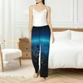 thumbnail image 4 of Fotbe Planet Earth Pantalones de Pijama para Mujer, Pantalones de Dormir, Pantalones Pj con Cordón y Bolsillos-3X-Large, 4 of 6