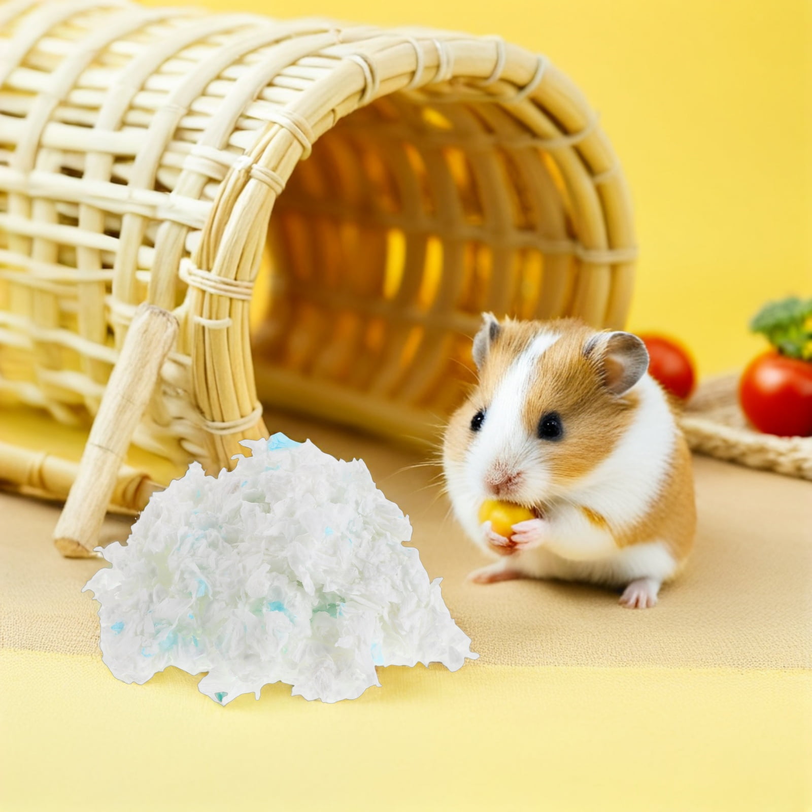 HOOWIFFY Pet Bedding Supplies for Cages, Wood Fiber Liner for Chinchillas