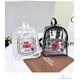 thumbnail image 1 of Fiudx Mochila Transparente de Pvc, Impermeable, de Gran Capacidad, con Correas de Hombro Elegantes, Bolsillo Frontal Adhesivo, Diseño Elegante En Color Caramelo, para Uso Diario, Viajes, Tamaño 22 X, 1 of 1