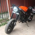 thumbnail image 4 of Luz de freno LED para motocicleta, faro delantero, Bombilla DRL para Sportster Cafe Racer, luz trasera de freno, 4 of 5