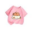 thumbnail image 2 of Huanglei Été Garçons Filles Col Rond Imprimé Animal Dessin Animé T-Shirt Décontracté Manches Courtes Tee Tops, 2 of 4