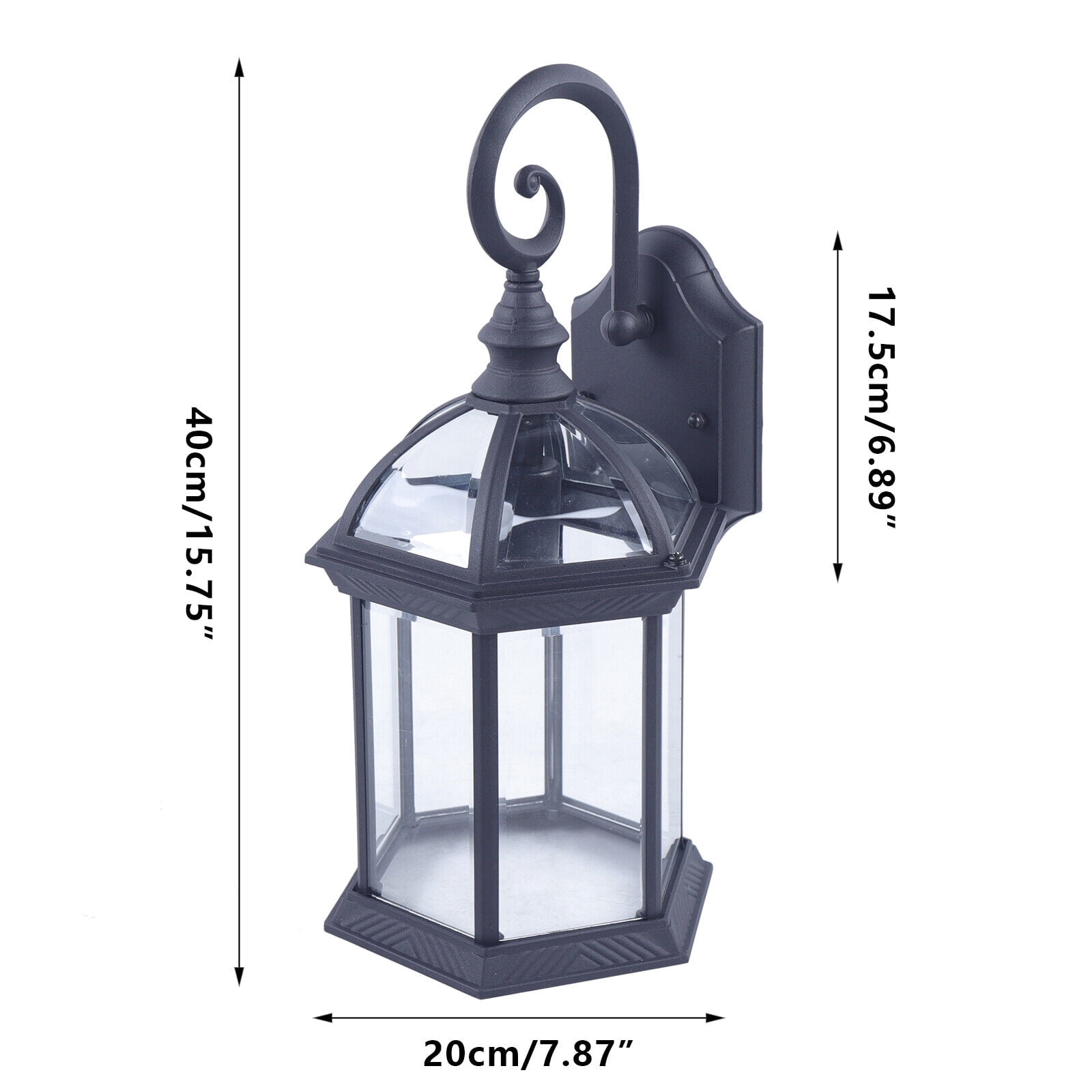 Outdoor Porch Lights Wall Light Fixtures Exterior Wall Lantern Waterproof Sconce for Hallways, Patios