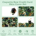 thumbnail image 6 of Atefa 16 Pcs Credit Card Skin Cover Set Debit Card Stickers Elegant Waterproof PVC ID Cover Anti-wrinkling for Transportation Fun Gift Idea(Cat,Green), 6 of 7