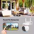 thumbnail image 3 of Cámara De Seguridad Hd 5mp Wifi Exterior 360° Con Alarma Color Blanco, 3 of 8
