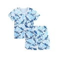 thumbnail image 2 of ATAIKU 4 Pieces Boys Pajamas Toddler Short Sleepwear Set Summer Cool Pjs Size 3-8 Years, 2 of 10