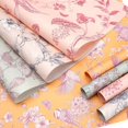 thumbnail image 4 of Nvzi gifts, flowers, gift box packaging paper, Chinese floral paper thickened printed floral packaging paper (green), 4 of 5