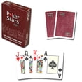 thumbnail image 1 of Juego de cartas PokerStars 100% plástico rojo, 1 of 4