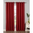 thumbnail image 5 of Bella Luna Emma Extra Wide Solid Room Darkening Thermal Grommet Curtain Panels (Set of 2), 5 of 7