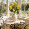 thumbnail image 4 of Lemon Kitchen Decor Artificial Lemon Branch 5 Forks Fake Lemon Pick for Table CenterPC Wedding Party Home Decor, 4 of 7
