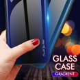 thumbnail image 2 of KAIYANG Funda protectora para Huawei P60 Art con textura de fibra de carbono, vidrio templado y TPU suave, estilo A Huawei P60 Art Azul oscuro, 2 of 5