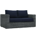 thumbnail image 5 of Modway Summon 5 Piece Outdoor Patio Sunbrella® Sectional Set in Canvas Navy, 5 of 8