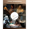 thumbnail image 6 of Glocusent 26 LED Book Light, 1200 mAh 90 Hrs Lasting Rechargeable Reading Light, 5 Amber Colors & Stepless Dimming Book Reading Light - Portable Clip on Light for Book Lovers Kids, 6 of 8