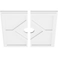 thumbnail image 2 of 20"OD x 3"ID x 7"C x 1"P Embry Architectural Grade PVC Contemporary Ceiling Medallion, Two Piece, 2 of 11