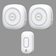 thumbnail image 4 of HomeZone 2PK Battery Operated Wireless Doorbell, Model ES01065B, 7.68 in W, None - Smart System, 4 of 9