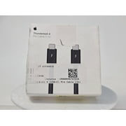 Pre-Owned Apple Thunderbolt 4 USB-C to USBC Pro Cable (1m) - Black (MU883AM/A)