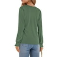 thumbnail image 3 of Fantaslook Blouses for Women Dressy Puff Sleeve Tunic Tops Casual Fall Shirts, 3 of 7