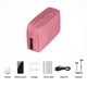thumbnail image 5 of Bewildely Estuche portátil para bolsa de almacenamiento, organizador de dispositivos USB Digital, Cable para auriculares de viaje Almacenamiento y organización del hogar rosado S, 5 of 5