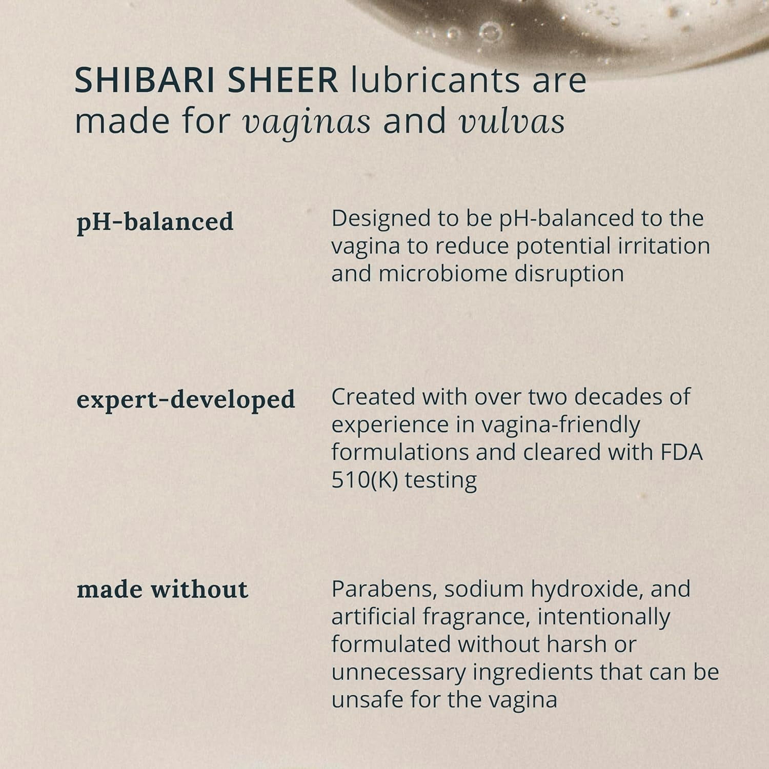 Shibari Water-Based Personal Lubricant, pH Balanced Silky Intimate Lube for Couples, 8 fl oz