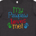 thumbnail image 4 of Inktastic My Pawpaw Loves Me Youth T-Shirt, 4 of 5