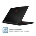 thumbnail image 3 of MSI GF63 Thin 9SC-068 15.6" Gaming Laptop, Thin Bezel, Intel Core i5-9300H, NVIDIA GeForce GTX1650, 8GB, 256GB NVMe NVMe SSD, 3 of 5