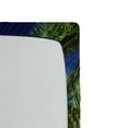 thumbnail image 2 of Ambesonne Ocean Fitted Sheet, Beach Palm Trees Sky, Queen Size, Turquoise Green, 2 of 2