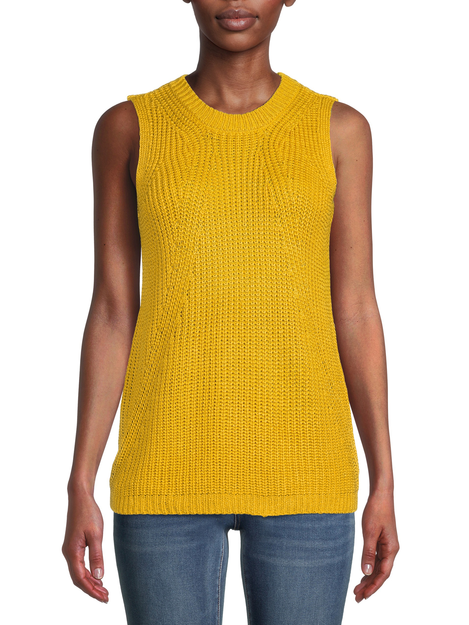 Sleeveless Tank Top Sweater - Walmart 