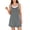 Gray, variant on Womens Summer Casual Romper Loose Adjustable Strap Shortalls Overalls Jumpsuit Beach Vacation Jumper with Pocket One Piece Jumpsuits Wine