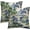 Blue, variant on Navy Blue and Green Pillowcase Set of 2 Chinoiserie Blue Decor Throw Pillows Square 16x16 Inch Green Trees House Bridge Farmhouse Pillow Cushion Covers for Home Living Room Bed Sofa Outdoor Couch