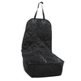 thumbnail image 3 of Funda para asiento de coche, impermeable, resistente a arañazos y suciedad, funda para asiento delantero de mascota con hebilla de correa para automóvil, 3 of 14