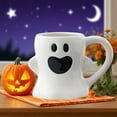 thumbnail image 5 of ​​ZCSKFIN Halloween Ceramic Mug Ghost Design Themed Seasonal Beverage Cup for Halloween Parties Festive Gatherings Spooky Decor Dishwasher Safe Microwave Safe Drinkware​, 5 of 6