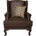 thumbnail image 2 of 18 X 18 Inch Cotton Handwoven Cushion Cover with Floral Pattern, Brown, 2 of 5