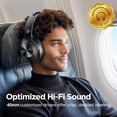 thumbnail image 4 of Actualice los auriculares híbridos con cancelación activa de ruido de nivel profesional con sonido HD, auriculares inalámbricos Bluetooth sobre la oreja, comodidad inigualable, graves profundos y vívi, 4 of 5