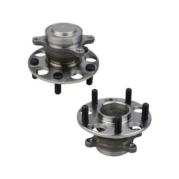 Rear Wheel Hub Assembly Set - Compatible with 2013 - 2015 Acura ILX FWD 2014