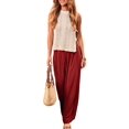 thumbnail image 3 of Women Crochet Tops Sleeveless Knit Sweater Vest Tank Top Color M, 3 of 6
