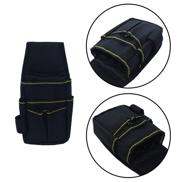 Riñonera, bolsa de lona para herramientas, cinturón, mini bolsa de herramientas de bolsillo, cinturón de nailon, bolsa de electricista para electricistas, técnicos, carpinteros