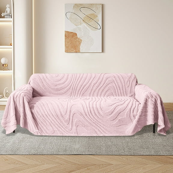Sofa Couch Cover under $5! kkbbma Sofa Couch Cover, Boho Plush Couch Cover Non Slip Sofa Cover Washable for Dogs, Sectional Couch Covers Soft, Plush Sofa Slipcover Furniture Protector Covers