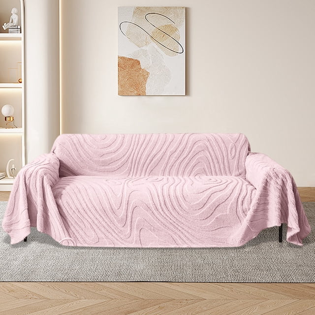 Xihbxyly Toalla de Sofá de Felpa, Tela Suave de Poliéster, Regalo de Cumpleaños, Manta para Coche, Transpirable y Absorbente de Humedad, Uso Multifuncional, Colcha de Viaje para El Hogar, Cómoda Expe