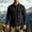 Black, variant on Men's Lapel Collar Cargo Shacket Button Down Dual Chest Patch Pocket Casual Work Outerwear for Daily Street Ranch Camping Outfits White S