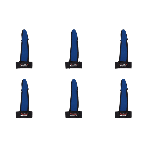 Casting One Finger Guante Protector Puesto Herramienta Pesca Carpa Antideslizante () Azul