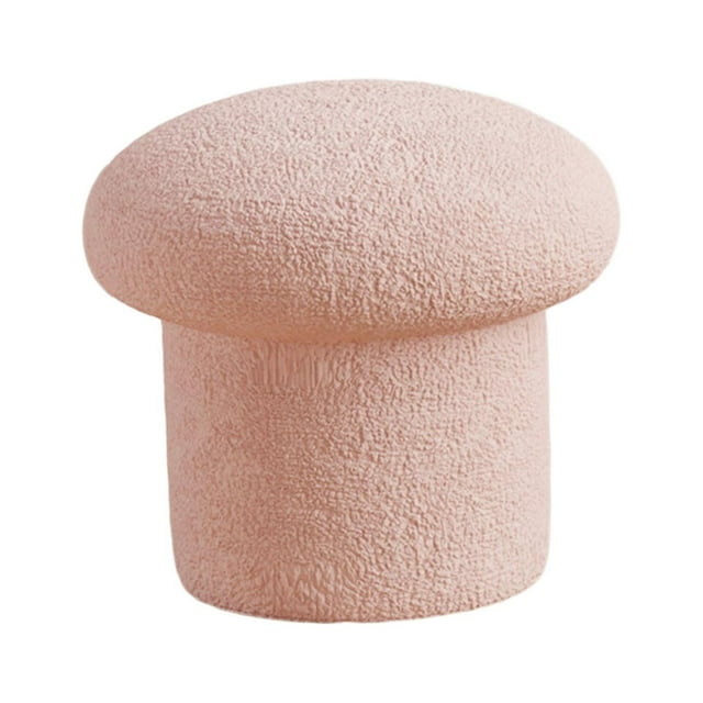 Reposapiés Taburete Forma de Hongo Estable Cambio de Zapatos Taburete Reposapiés Otomanos para Rosa