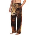 thumbnail image 6 of Rocae Cool Fire Lion Mens Pajama Pants Pj Pants Mens Lounge Pants-Large, 6 of 6