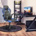 thumbnail image 1 of FurnitureR Gaming Chair Racing Style Ergonomic Backrest Padded Headrest Lumbar Support Height Adjustment Swivel Home Office Computer Chair, 1 of 8