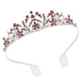 thumbnail image 4 of Zehuanyu  Women Rhinestone Crown Wedding Bridal Women's Miss, 4 of 8